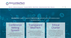 Desktop Screenshot of ethicalmedtech.eu